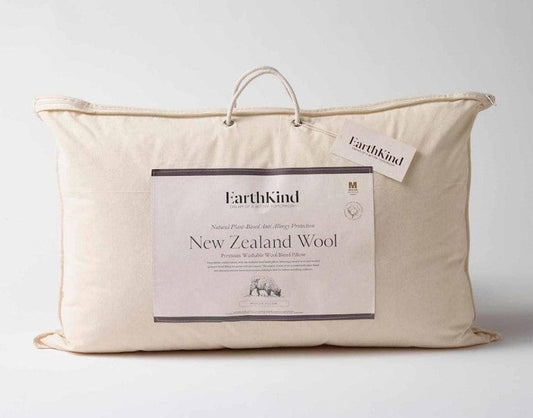 Local Kiwi Deals Homeware Earthkind 50/50 Wool Blend Pillow Medium