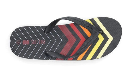 Local Kiwi Deals Homeware ORANGE (UK9) Men’s Chevron Jandals