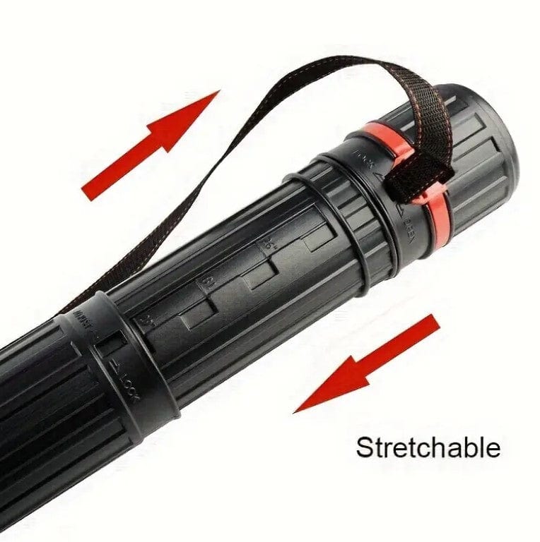 Local Kiwi Deals Homeware Plastic Storage Tube Black 8cm