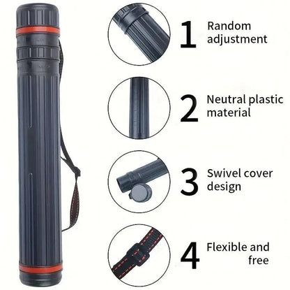Local Kiwi Deals Homeware Plastic Storage Tube Black 8cm