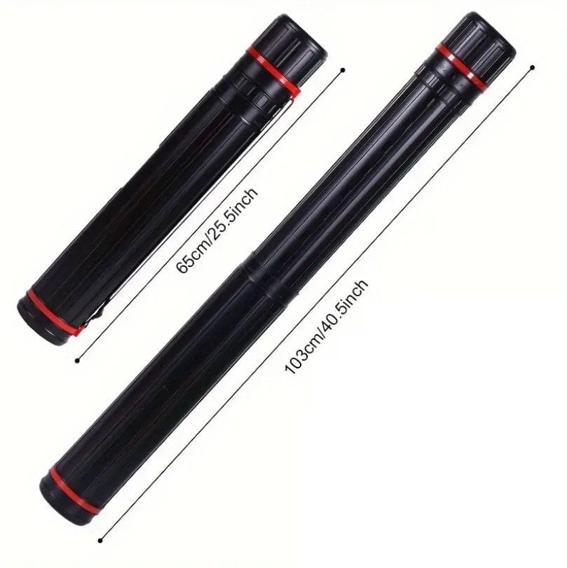 Local Kiwi Deals Homeware Plastic Storage Tube Black 8cm