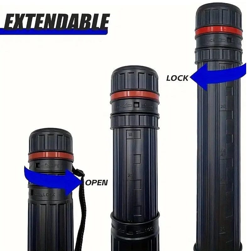 Local Kiwi Deals Homeware Plastic Storage Tube Black 8cm