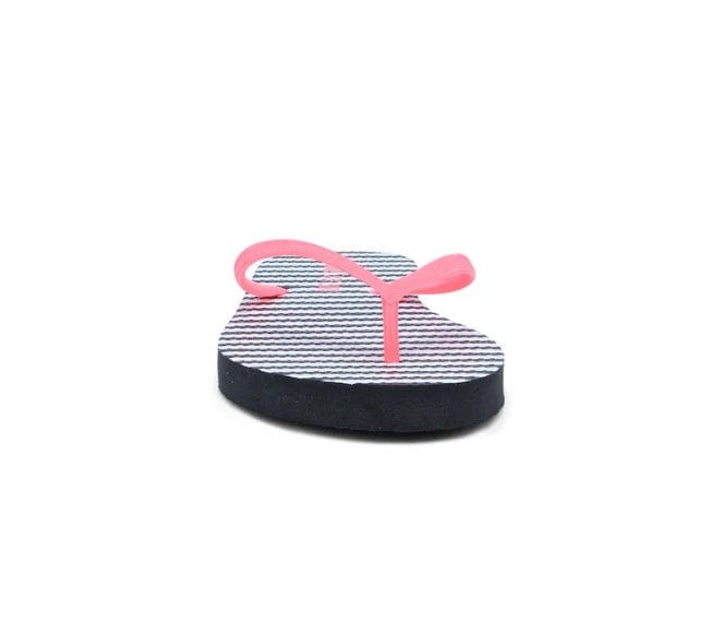 Local Kiwi Deals Homeware Stripes Jandals (BLACK WHITE)