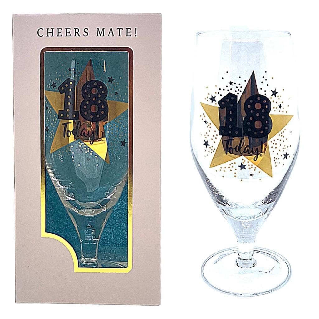 Local Kiwi Deals Kitchen 18 Today Wine Glass for Different Ages and Messages Gift Pack