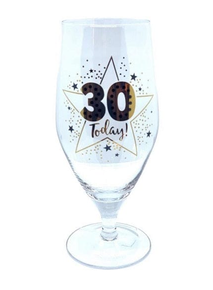 Local Kiwi Deals Kitchen 30 Today Wine Glass for Different Ages and Messages Gift Pack