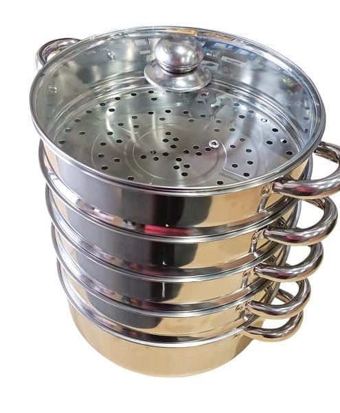 Local Kiwi Deals Kitchen 30CM STEAMER 5 LAYER STAINLESS STEEL