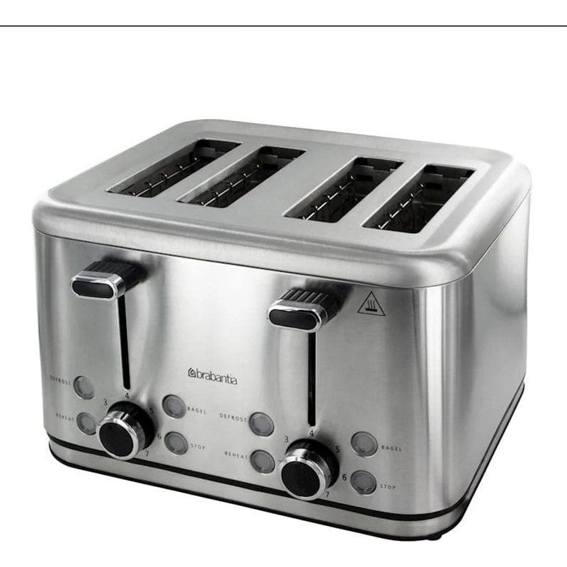 Local Kiwi Deals Kitchen Appliances Brabantia 4Slice Stainless Steel Toaster