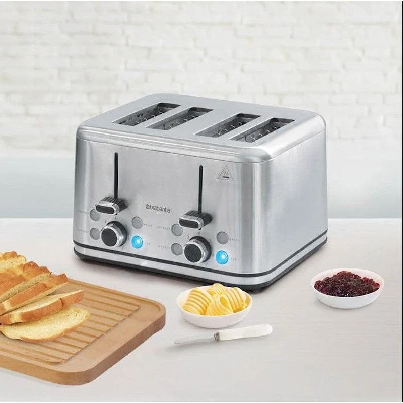 Local Kiwi Deals Kitchen Appliances Brabantia 4Slice Stainless Steel Toaster