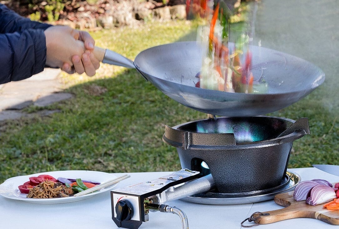 Local Kiwi Deals Kitchen Appliances GL-H001A/B AUTO IGNITION SUPER HIGH PRESSURE BURNER LPG GAS STOVE NZ GAS SAFETY