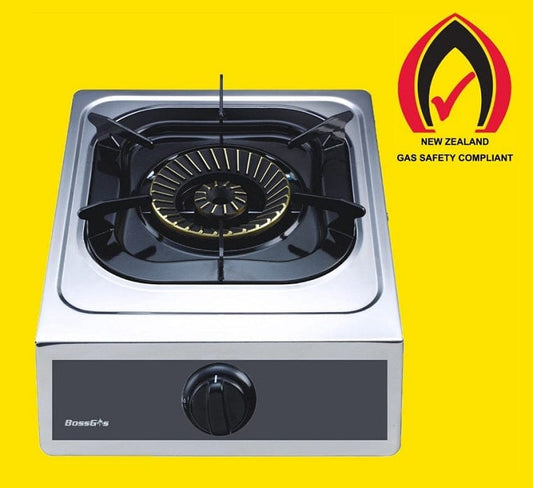 Local Kiwi Deals Kitchen Appliances Single Burner Auto Ignition Stainless Steel Panel Gas Stove 1-13SRBP