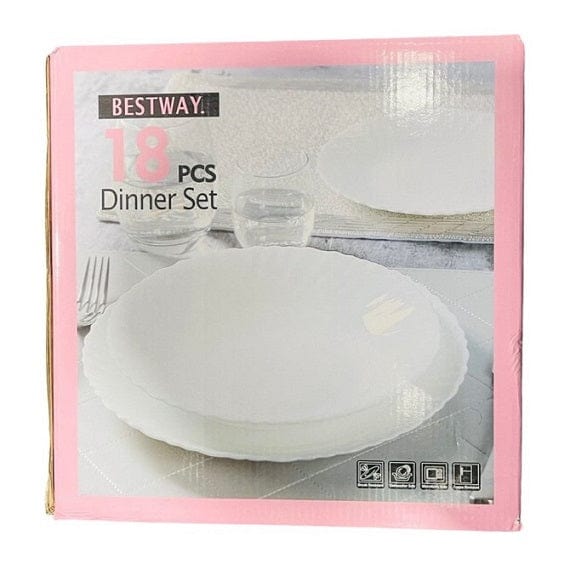 Local Kiwi Deals Kitchen & Dining BESTWAY 18PCS DINNER SET