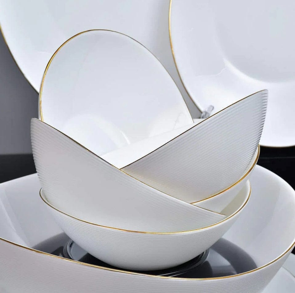 Local Kiwi Deals Kitchen & Dining BESTWAY Opalware Oyster Shell White Dinner Set - 27PCS