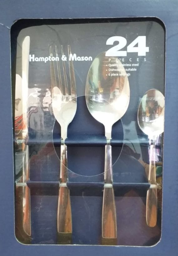 Local Kiwi Deals Kitchen & Dining Hampton & Mason Everyday Sienna Cutlery Set 24pc