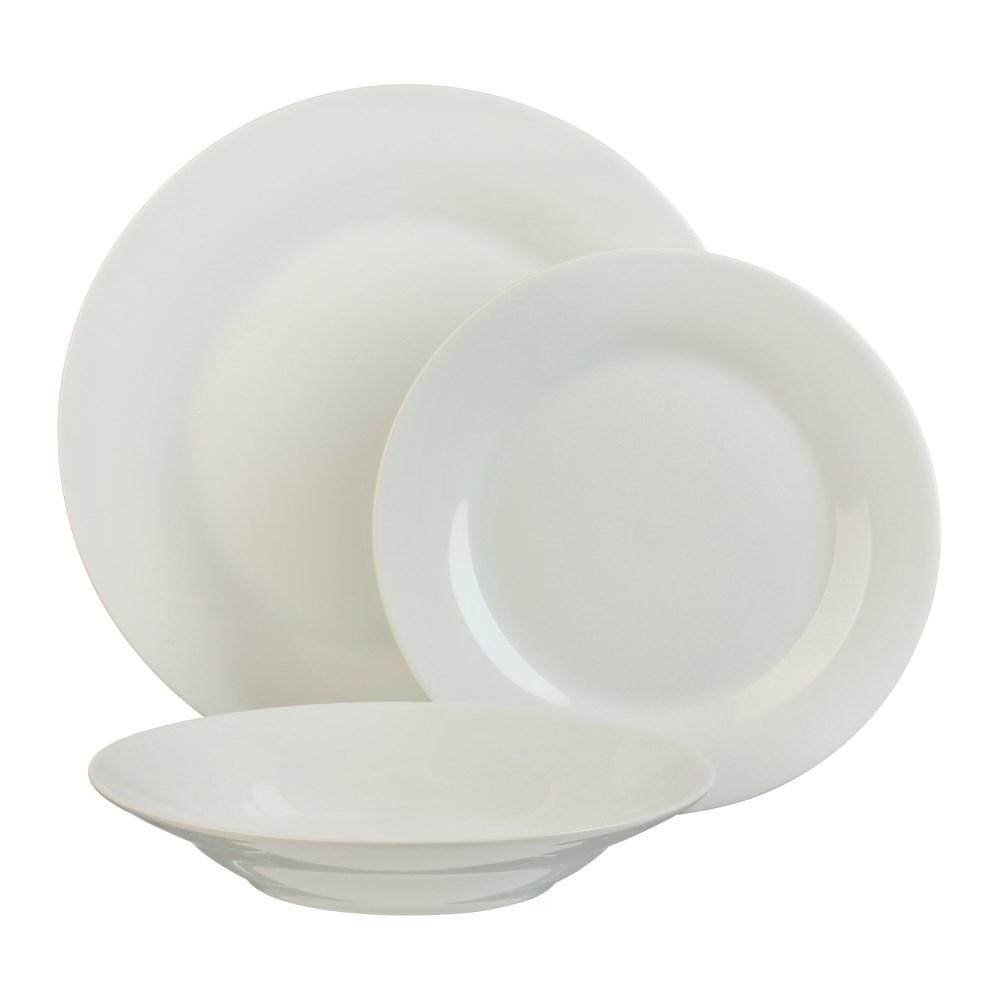 Local Kiwi Deals Kitchen & Dining Tablefair White Dinnerset 12pc