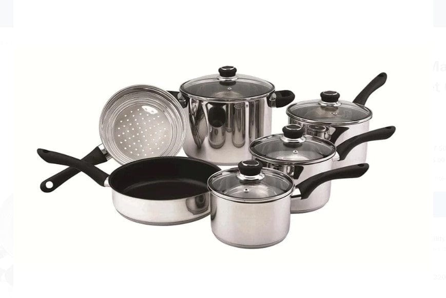 Local Kiwi Deals Kitchen Hampton & Mason Impact Pro Cookware Set 6Pce