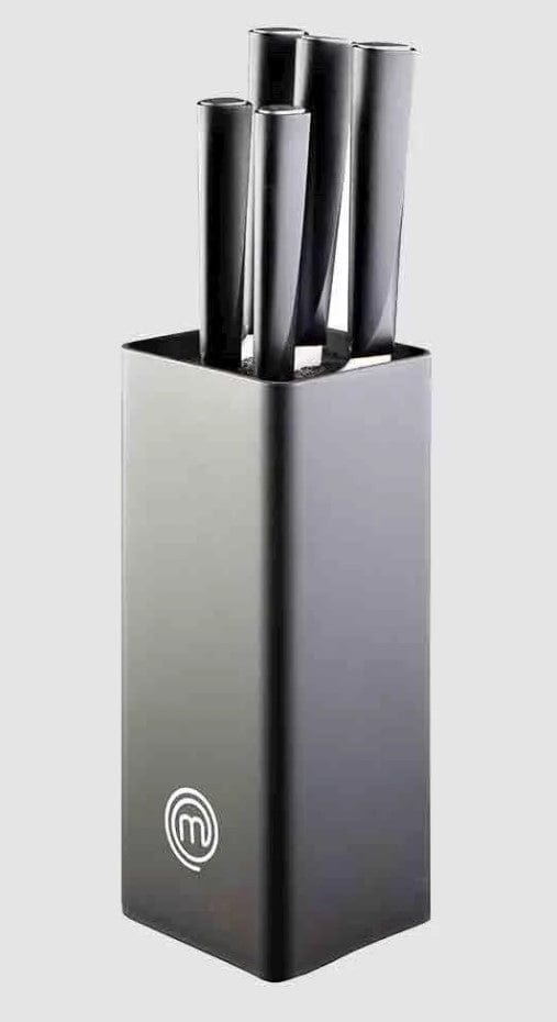 Local Kiwi Deals Kitchen Knives MasterChef Kitchen Knife Set 6 Piece With Cap and Bristles Knife Block