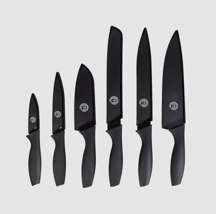 MasterChef Kitchen Knife Set With Blade Covers 6 Piece – Local