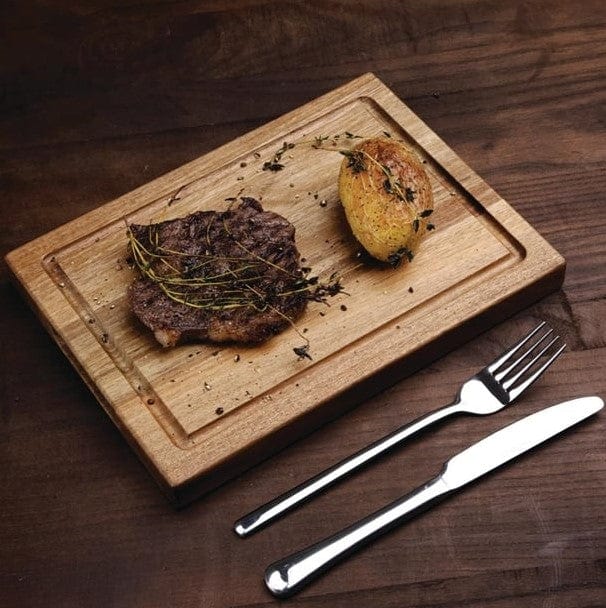 Local Kiwi Deals Kitchen OLYMPIA ACACIA SMALL STEAK BOARD 260MM