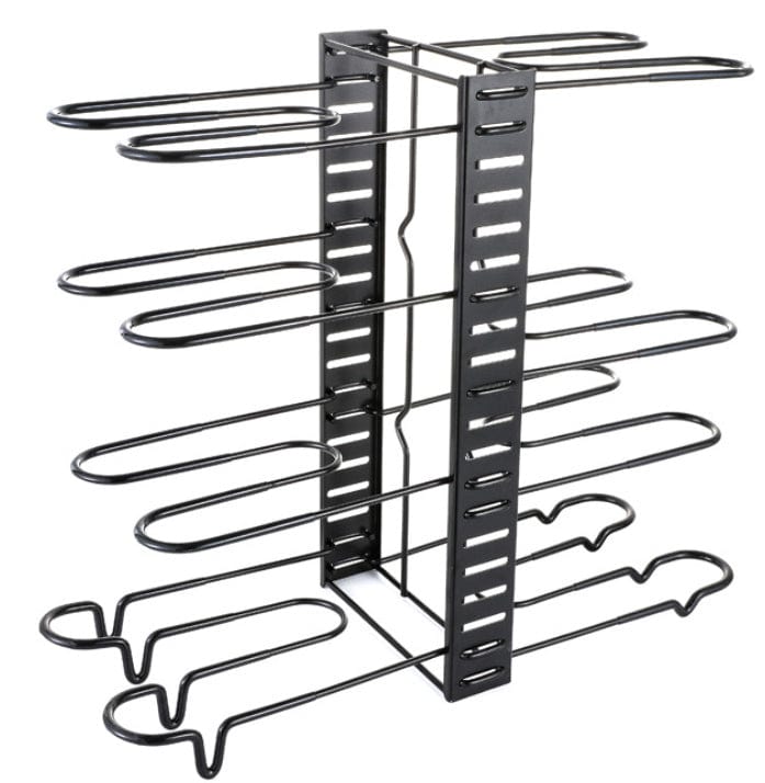 Local Kiwi Deals KITCHEN ORGANISERS 8-Tier Pot Rack Organiser - Black