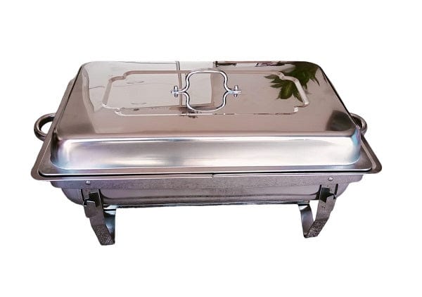 Local Kiwi Deals KITCHEN ORGANISERS CHAFING DISH FOOD WARMER STAINLESS STEEL HEAVY GUAGE 9.5L SINGLE & DOUBLE