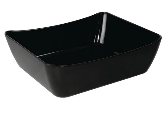 Local Kiwi Deals KITCHEN ORGANISERS Olympia Kristallon Curve Crock 1/2 Black (GM273)