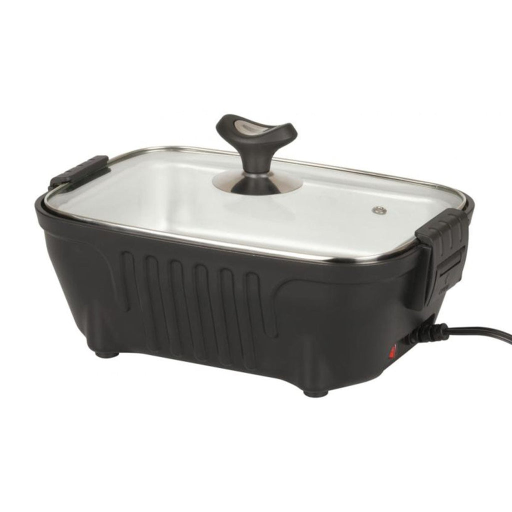 Local Kiwi Deals KITCHEN ORGANISERS Rovin 12V Portable Lunch Stove with Glass Lid