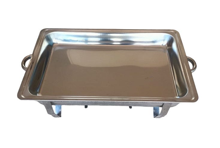 Local Kiwi Deals KITCHEN ORGANISERS SINGLE CHAFING DISH FOOD WARMER STAINLESS STEEL HEAVY GUAGE 9.5L SINGLE & DOUBLE