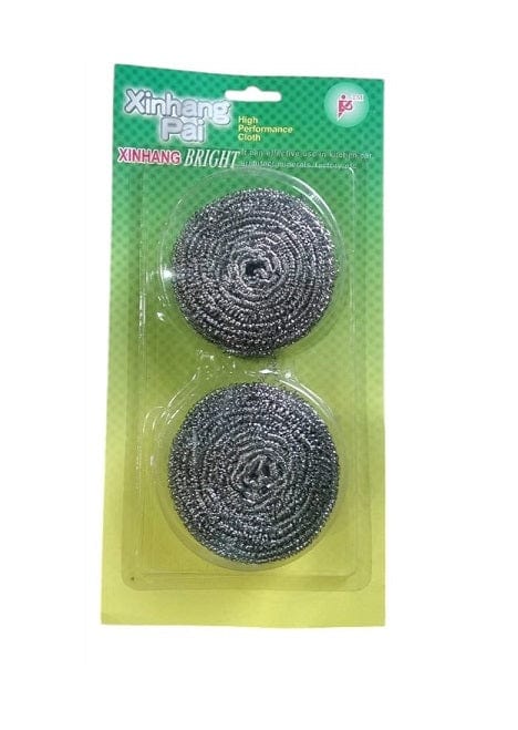 Local Kiwi Deals KITCHEN ORGANISERS Stainless Steel Scourer / scrubber - 2 PACK