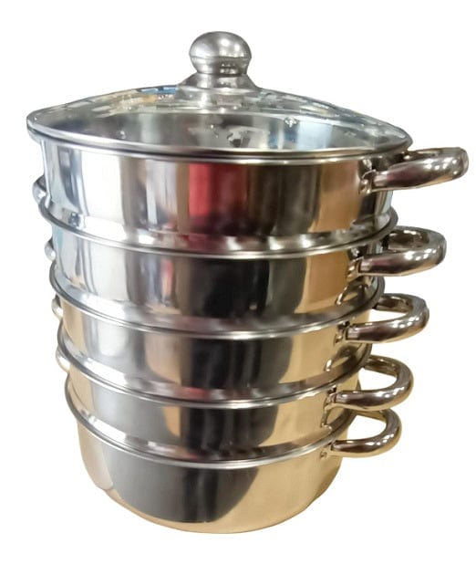 Local Kiwi Deals Kitchen STEAMER 5 LAYER STAINLESS STEEL