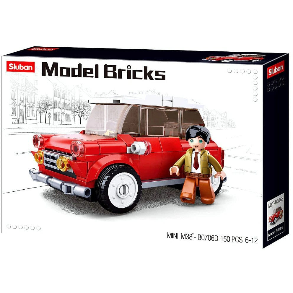 Local Kiwi Deals Local Kiwi Deals Default Sluban Model Bricks - Red Mini Car 150Pcs M38-B07060B