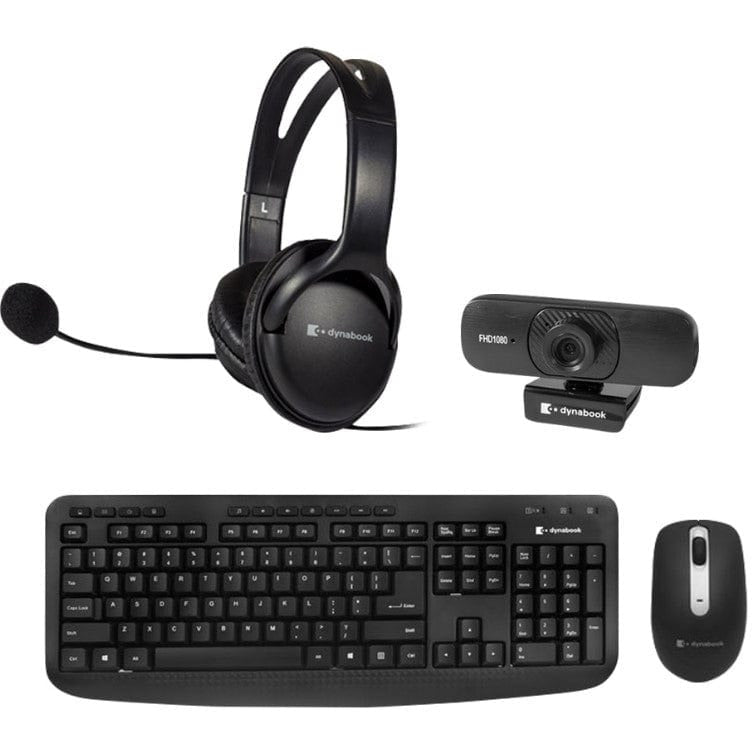 Local Kiwi Deals Local Kiwi Deals Default Toshiba Dynabook 4in1 Home Office Bundle Wireless Keyboard, Mouse/Headset/Webcam