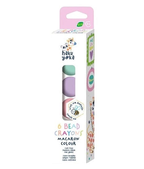 Local Kiwi Deals MACARON Haku Yoka: Bead Crayons (6-Pack)