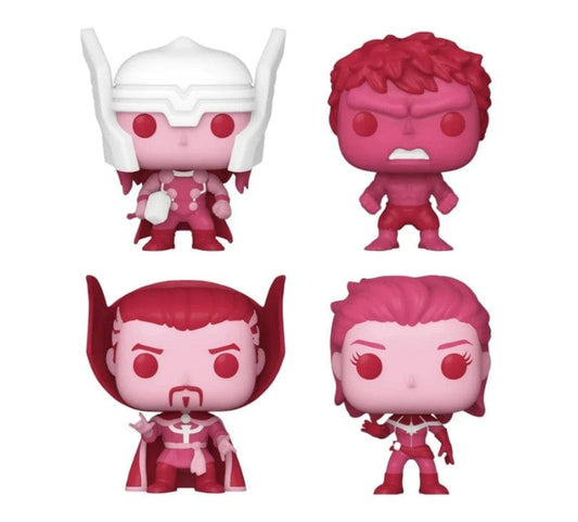 Local Kiwi Deals Marvel Comics: Valentines (Pink) - Pocket Pop! Heart Box 4-Pack