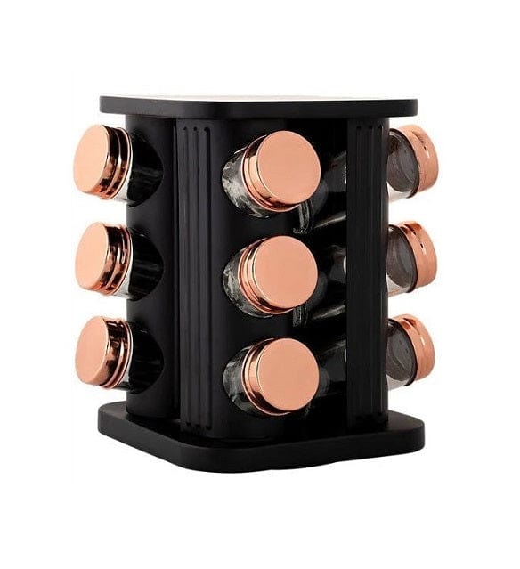 Local Kiwi Deals Maxwell & Williams: Astor Spice Rack - Black Unfilled (12 Piece Set)