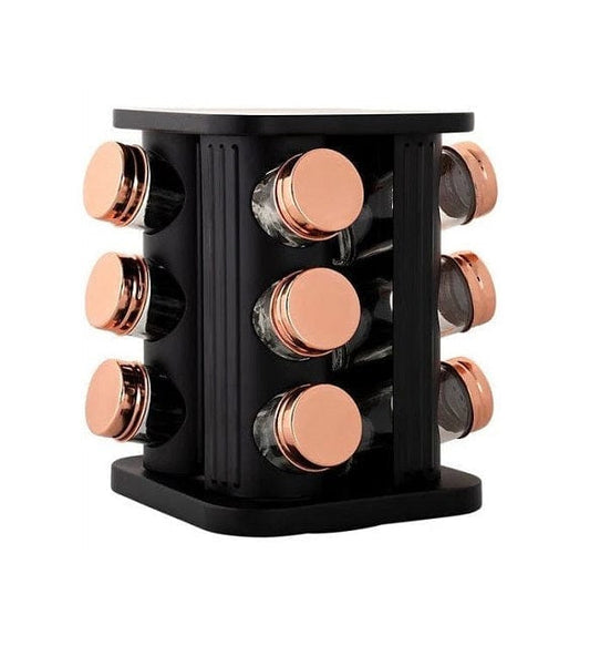 Local Kiwi Deals Maxwell & Williams: Astor Spice Rack - Black Unfilled (12 Piece Set)