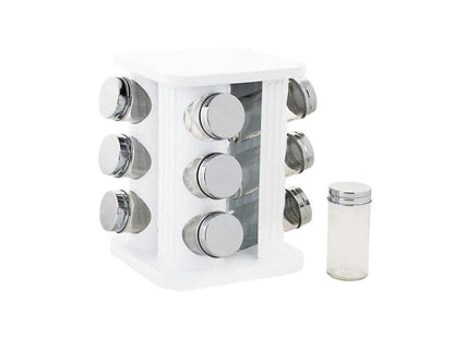 Local Kiwi Deals Maxwell & Williams: Astor Spice Rack - White Unfilled (12 Piece Set)