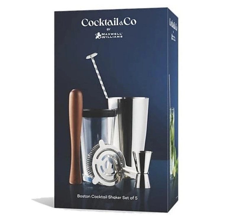Local Kiwi Deals Maxwell & Williams: Cocktail & Co Boston Cocktail Shaker Set