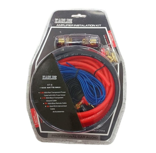 Local Kiwi Deals Music and Instruments 1500w 8 Guage Amp Wiring Kit