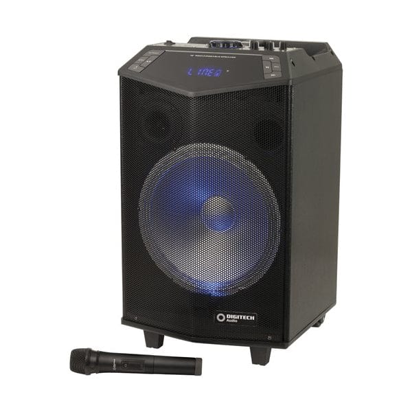 Local Kiwi Deals Music and Instruments DIGITECH 12 Inch Rechargeable PA Speaker with Wireless Microphone