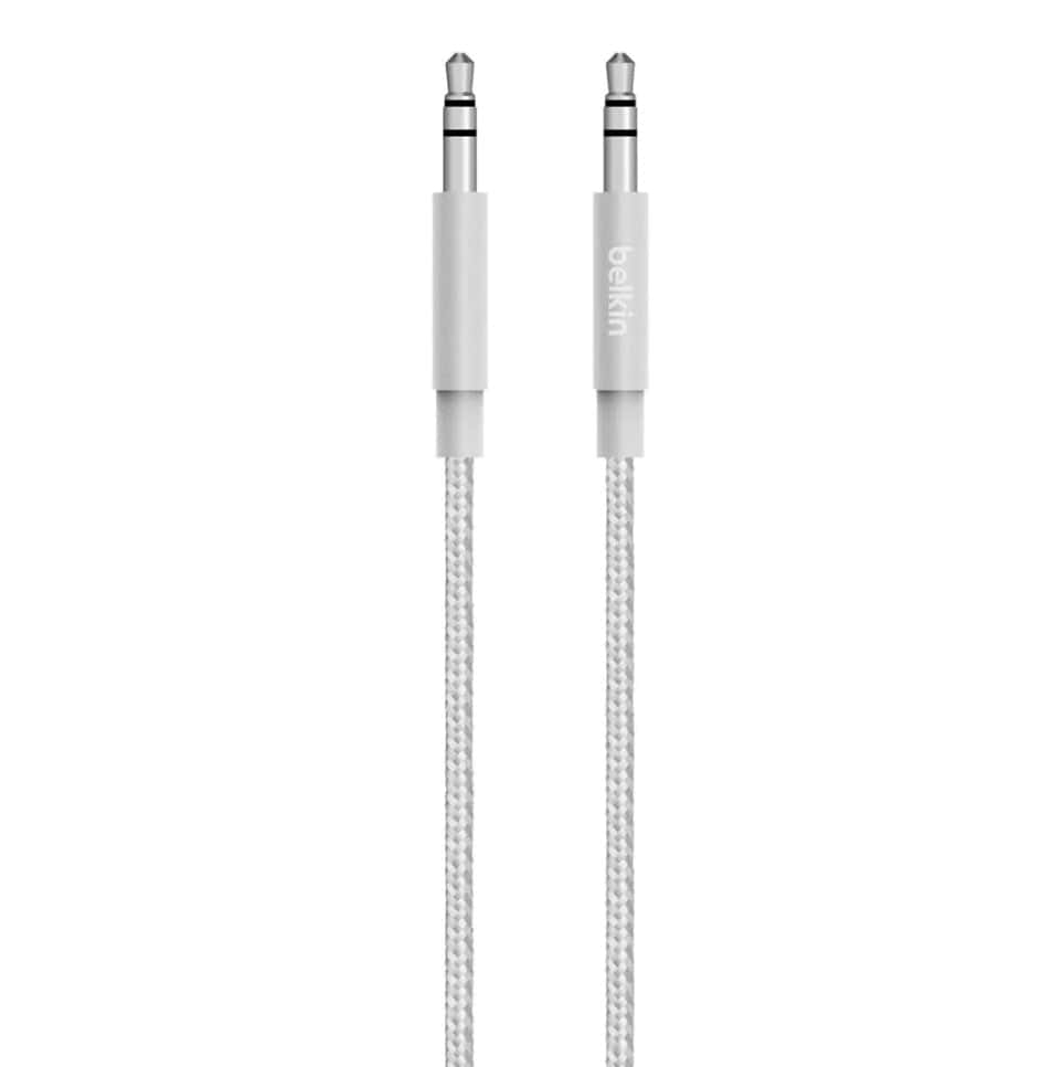 Local Kiwi Deals Music and Instruments ROSE GOLD Belkin MIXIT Metallic AUX Cable WHITE/GOLD/ROSE GOLD
