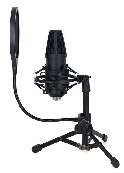 Local Kiwi Deals Music and Instruments USB Gaming Microphone Kit 6-Piece Set - Black