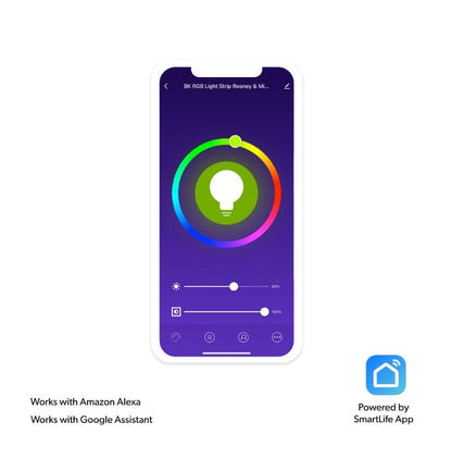 Local Kiwi Deals Nanohome Colour / Warm & Cool C37 5W E14 Smart Light Bulb (10 PACK)