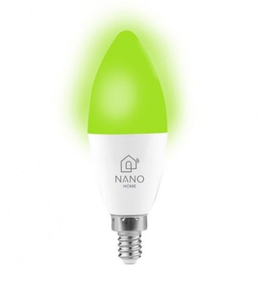 Local Kiwi Deals Nanohome Colour / Warm & Cool C37 5W E14 Smart Light Bulb (10 PACK)