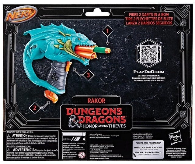 Local Kiwi Deals Nerf: D&D - Rakor Blaster (Dungeons & Dragons: Honor Among Thieves)