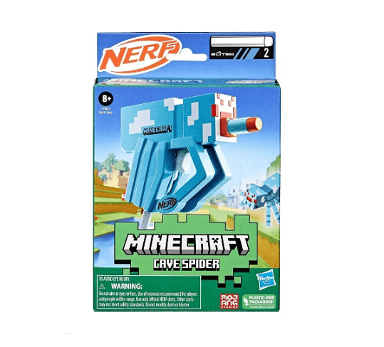 Local Kiwi Deals Nerf: Minecraft Microshot Blaster - Cave Spider