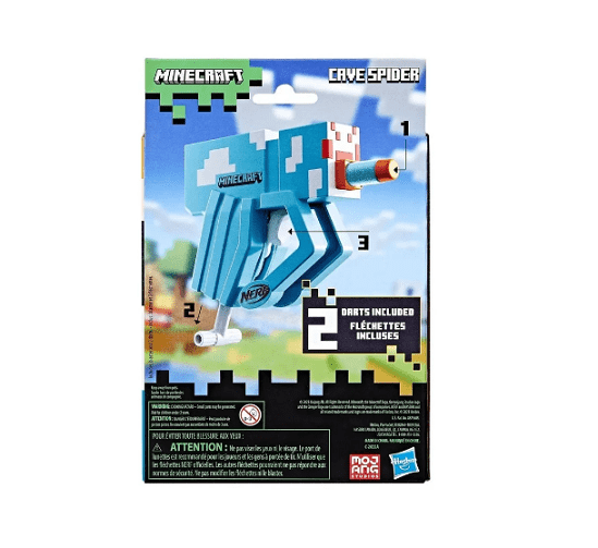 Local Kiwi Deals Nerf: Minecraft Microshot Blaster - Cave Spider