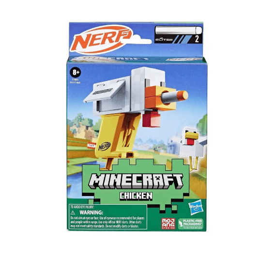 Local Kiwi Deals Nerf: Minecraft Microshot Blaster - Chicken