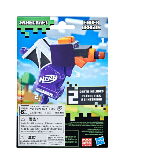 Local Kiwi Deals Nerf: Minecraft Microshot Blaster - Ender Dragon