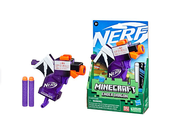 Local Kiwi Deals Nerf: Minecraft Microshot Blaster - Ender Dragon