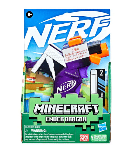 Local Kiwi Deals Nerf: Minecraft Microshot Blaster - Ender Dragon